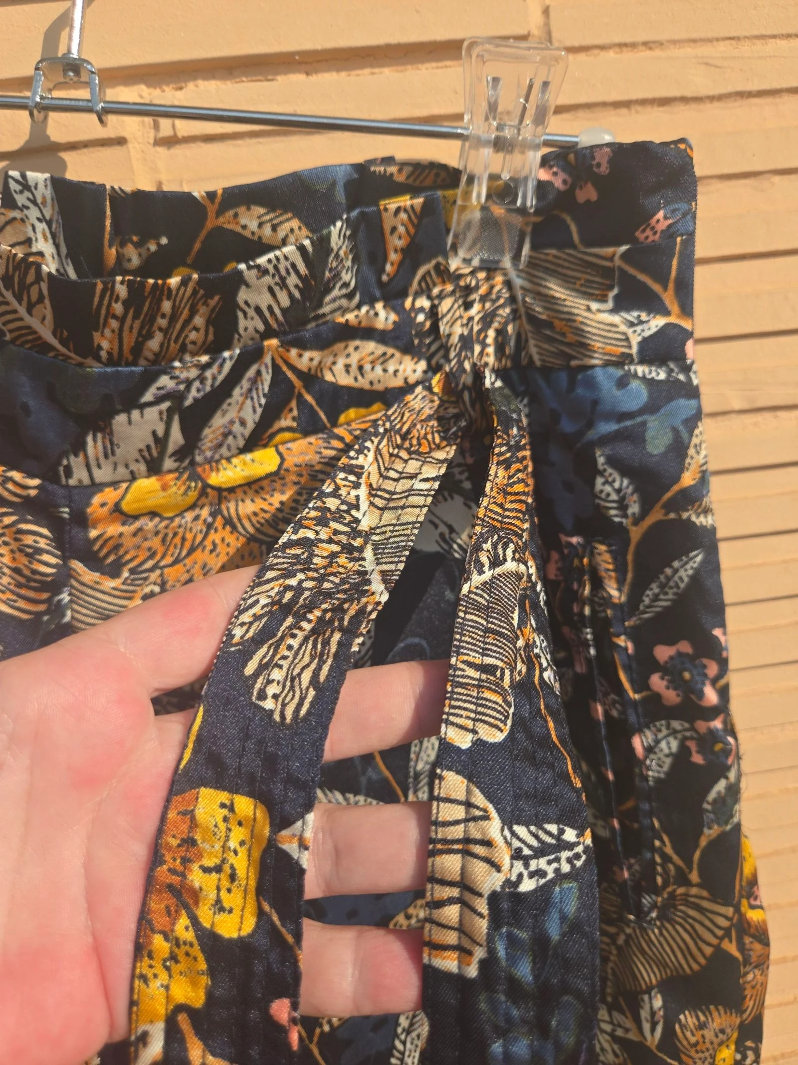 Calça reta floral Stradivarius tamanho 40 – photo 6